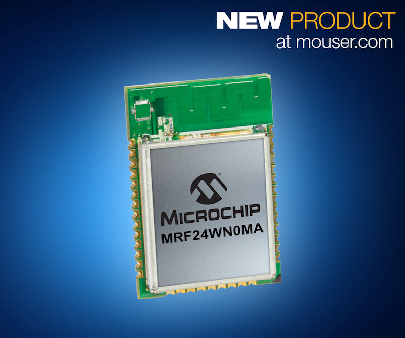 Microchip’s latest low-power wireless modules now at Mouser